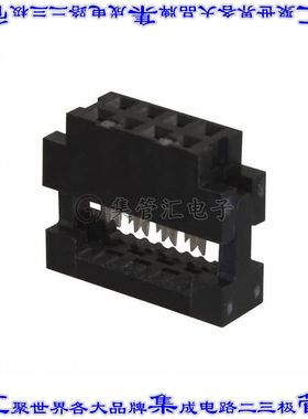 89361-108LF 矩形连接器8POS插座2排2mm母插口黑色IDC镀金自由悬