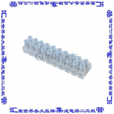 1-1776293-0 端子块连接器10电路欧式接线板2排8mm螺钉
