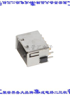 1145419 端子块连接器8POS接头公引脚带罩2排2.54mm黑色垂直通孔