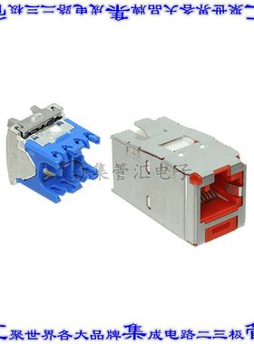 CJSK6X88TGGR 接插件连接器MINI-COM KEYED MODULE, CAT 6A, S