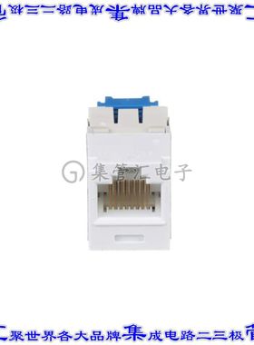 CJ6X88TGWH-C 接插件连接器MINI-COM MODULE, CAT 6A, UTP, 8