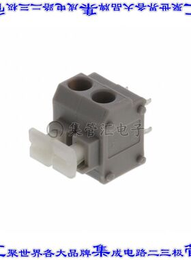 691411710002B 线对板连接器2POS接线端子5mm通孔水平带板