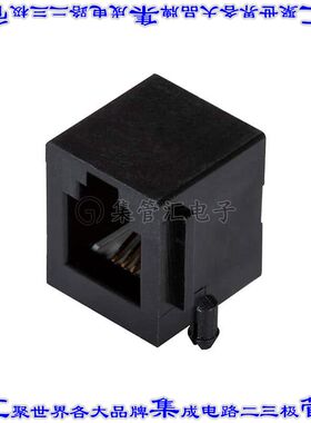 CRJ032-1-TH 接插件连接器RJ JACK, 1 PORT, 8P8C, 6U, UNSHI