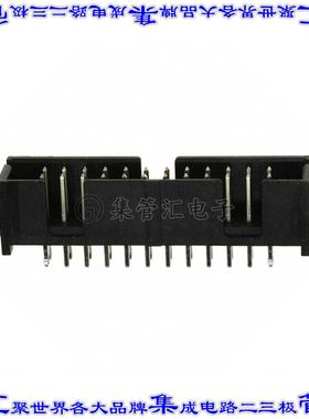 5104338-5 针座连接器24POS接头2排2.54mm公形插针通孔直针镀金