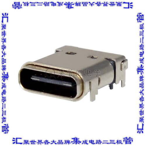 KUSB67X-SMTTH-CS4-BTR 连接器USB TYPE-C插座24POS USB 3.0表面