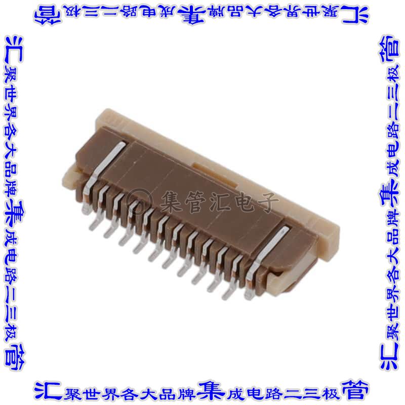 SFW10R-5STE1LF 连接器10POS CIC 1mm触点底部表面贴装直角