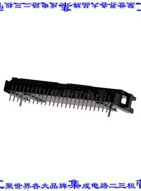 5-104074-5 针座连接器25POS接头1.27mm公形插针通孔直角镀金