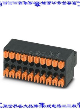 1844714 端子块连接器32POS插头母插口2排2.54mm黑色自由悬挂