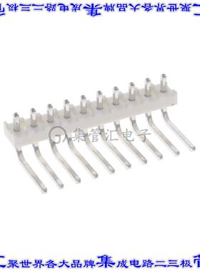 26603100 0026603100针座连接器10POS接头3.96mm公形插针通孔直角