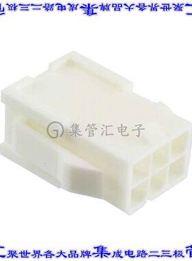 64900621822 矩形连接器外壳6POS插头2排4.2mm公形引脚白色面板安