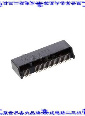 M2-A1-67-R-SMT-4.10-KB-T/R 卡边缘连接器67POS母头2排0.5mm黑色