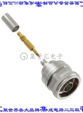 172142-11 同轴连接器N型插头公引脚压接50欧姆自由悬挂