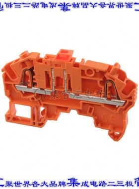 1SNK705330R0000 端子块连接器2POS断连5.2mm橙色12-26AWG