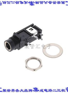 SJ-63063B 接插件连接器AUDIO JACK, 6.35 MM, HORIZONTAL,