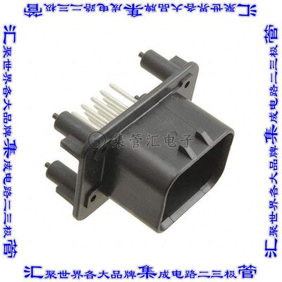 1-776261-1 针座连接器14POS接头3排4mm公形插针通孔镀金