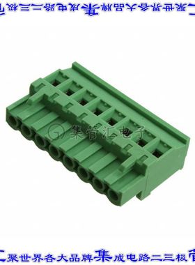 OSTTS08515A 端子块连接器8POS插头母插口5.08mm绿色自由悬挂