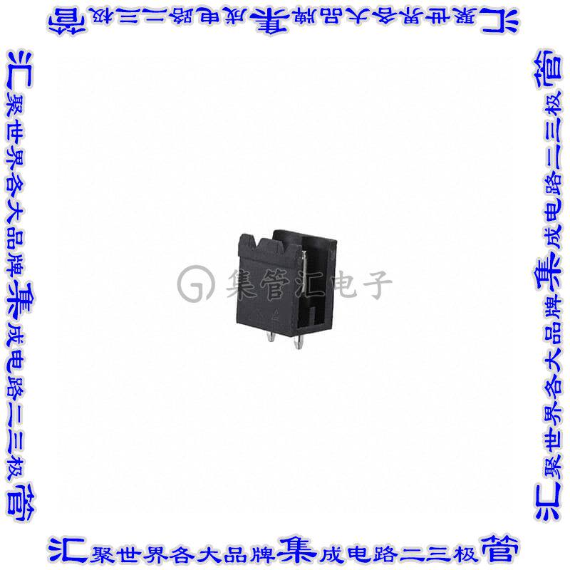 OQ025A000000G 端子块连接器2POS接头公引脚带罩5.08mm黑色垂直通