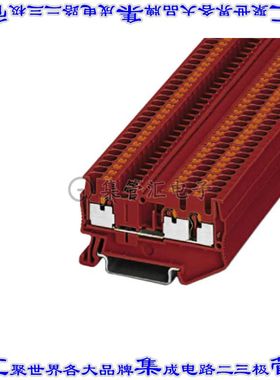 3211223 端子块连接器3POS馈通式5.2mm红色12-26AWG