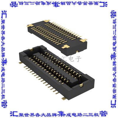 AXT530124 板对板连接器30POS插口外罩触点2排0.4mm表贴SMD镀金