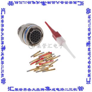 MS3476L14 圆形连接器19POS插头母插口压接镀金自由悬挂 19S