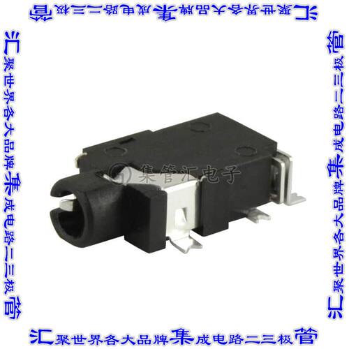SJ2-2524C-SMT-TR 接插件连接器AUDIO JACK, 2.5 MM, RT, 4 CONDU