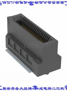 MEC6-120-02-L-DV-A-K-TR 卡边缘连接器40POS母头2排0.64mm黑色镀