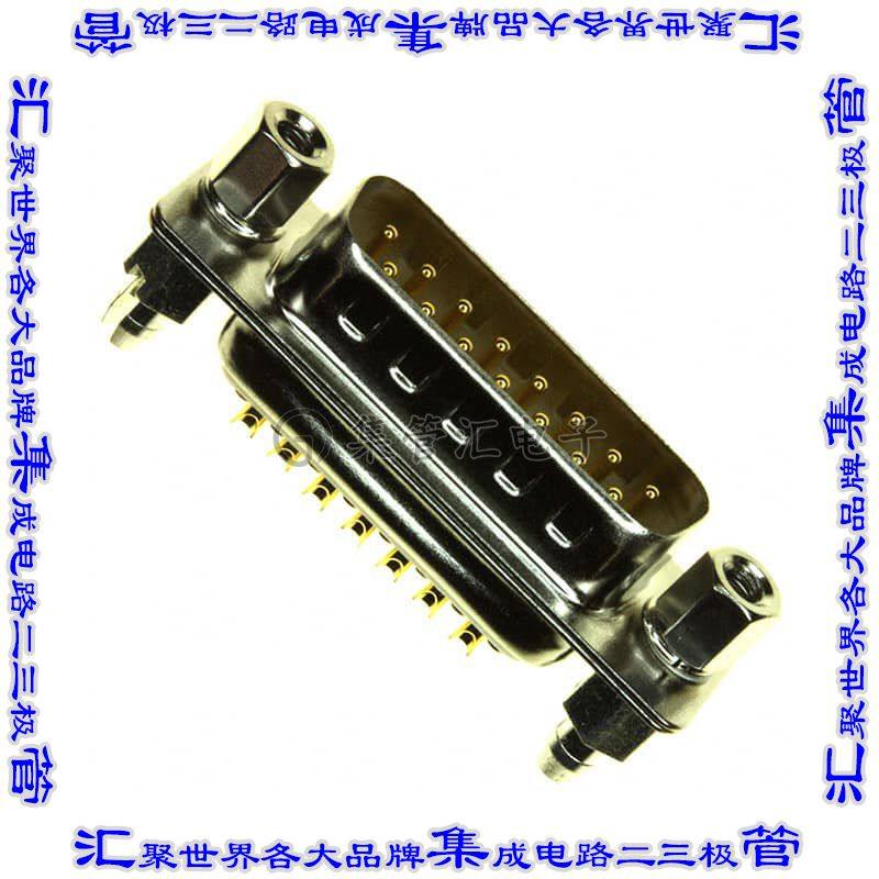 172-E15-103R911 连接器15POS插头公引脚2排D-Sub面板安装