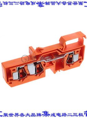 284-682 端子块连接器3POS馈通式10.0mm橙色8-24AWG