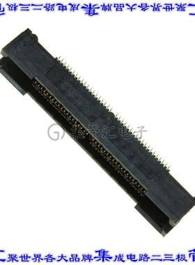 2-5767004-3 板对板连接器76POS插座中央带触点2排0.64mm表贴SMD