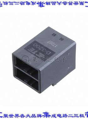 2-2299004-1 针座连接器4POS接头2排5.08mm公形插针通孔直角镀金