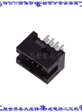 20021211-00008T4LF 针座连接器8POS接头2排1.27mm公形插针通孔直