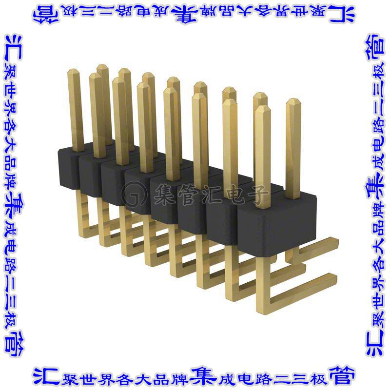 PRPC008DBAN-M71RC 针座连接器16POS分离式2排2.54mm公形插针通孔