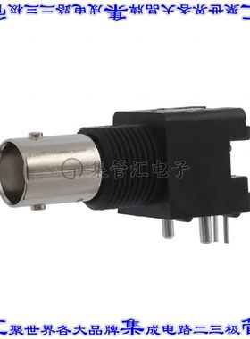 227161-2 同轴连接器BNC插孔母形插口焊接50欧姆面板安装通孔直角