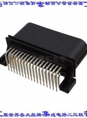 MX23A34NF2 针座连接器34POS接头2排2.5mm公形插针通孔直角锡