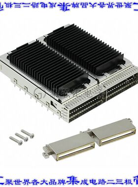 2287075-1 插拔式连接器外壳成组(1 x 2)CFP2通孔直角压配