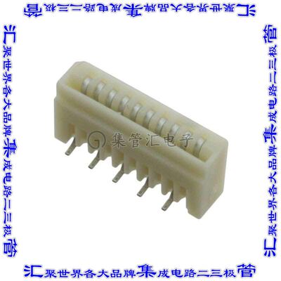 1-84982-0 连接器10POS FFC/FPC 1mm触头垂直单侧表面贴装