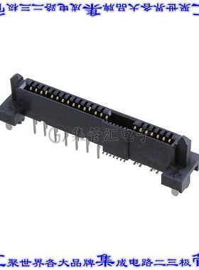 1735104-4 插拔式连接器29POS插座SAS通孔焊接镀金