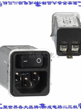 DC12.2102.101 电源接入连接器3POS插座公插片模块IEC320-C14面板