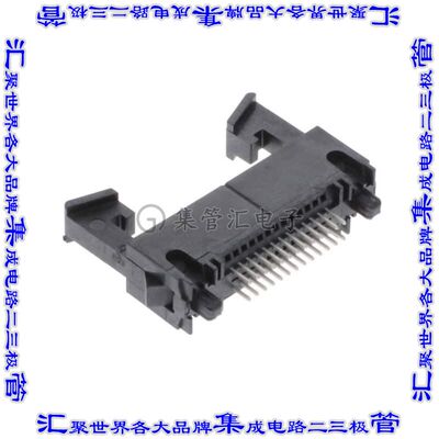 81026-660203-RB 针座连接器26POS接头2排1.27mm公形插针通孔直针