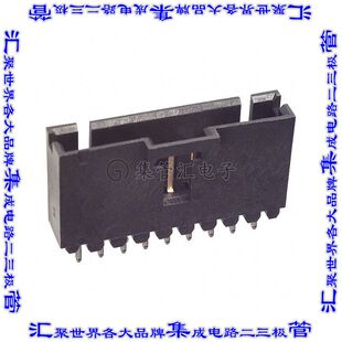 针座连接器9POS接头2.54mm公形插针通孔直针镀金 104362