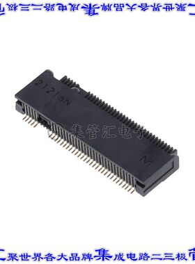 1-2199119-6 卡边缘连接器67POS母头2排0.5mm黑色镀金
