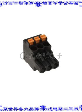 1000040001 端子块连接器3POS插头母插口5.08mm黑色自由悬挂