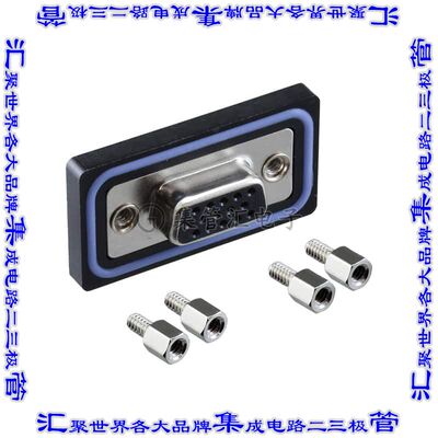 HDB-15PFFP-SA8001 连接器15POS插座母插口3排D-Sub高密度面板安