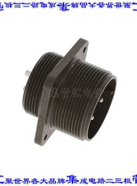 10-069322-09P 圆形连接器3POS插座公形引脚焊杯银面板安装