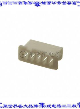 125CH-B-05 矩形连接器外壳5POS插座1.25mm母形插口白色自由悬挂