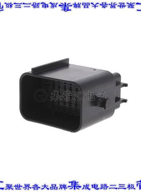 1743062-2 矩形连接器外壳36(30+6电源)插座母形插口黑色自由悬挂