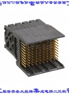 764101107 0764101107背板连接器90POS接头公引脚9排板边缘通孔直