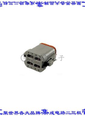 DT06-08SA-CE01 矩形连接器外壳8POS插头2排母形插口灰色自由悬挂