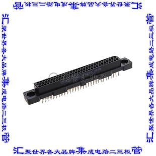 背板连接器120POS插座母插口12排1.78mm通孔黑色 120M232X HDB