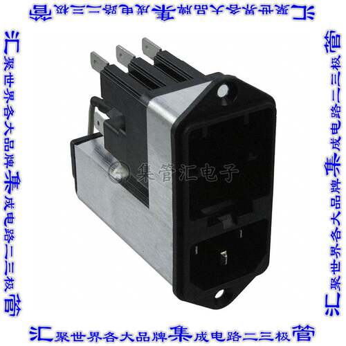 CEE0.6100.151 电源接入连接器3POS插座公插片模块IEC320-C14面板